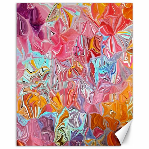 Marbling art Canvas 11  x 14  from ArtsNow.com 10.95 x13.48  Canvas - 1