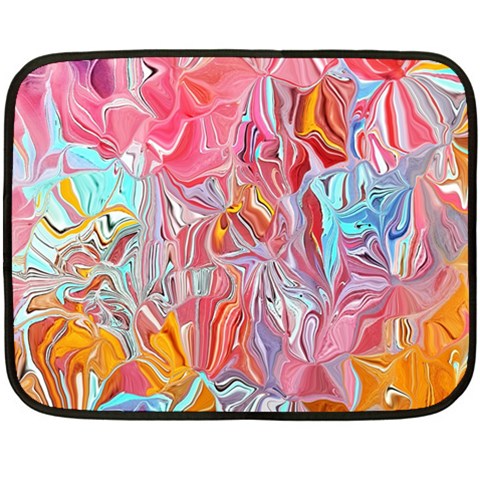 Marbling art Two Sides Fleece Blanket (Mini) from ArtsNow.com 35 x27  Blanket Front