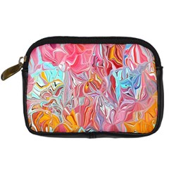 Marbling art Digital Camera Leather Case from ArtsNow.com Front