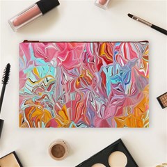 Marbling art Cosmetic Bag (Large) from ArtsNow.com Front