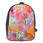 Marbling art School Bag (Large)