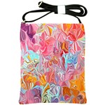 Marbling art Shoulder Sling Bag