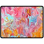 Marbling art Fleece Blanket (Large)