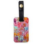 Marbling art Luggage Tag (one side)