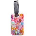 Marbling art Luggage Tag (two sides)