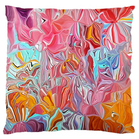 Marbling art Large Cushion Case (One Side) from ArtsNow.com Front