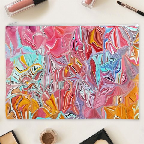 Marbling art Cosmetic Bag (XXXL) from ArtsNow.com Front