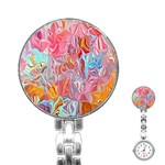 Marbling art Stainless Steel Nurses Watch