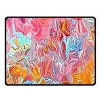 Marbling art Two Sides Fleece Blanket (Small)