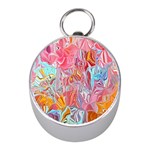 Marbling art Mini Silver Compasses