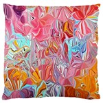 Marbling art Standard Premium Plush Fleece Cushion Case (One Side)