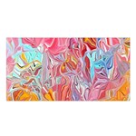 Marbling art Satin Shawl 45  x 80 