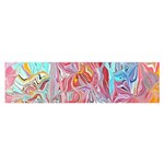 Marbling art Oblong Satin Scarf (16  x 60 )