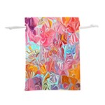 Marbling art Lightweight Drawstring Pouch (S)