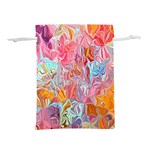 Marbling art Lightweight Drawstring Pouch (L)