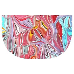 Marbling art Make Up Case (Medium) from ArtsNow.com Side Right