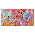 Marbling art Banner and Sign 4  x 2 