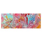 Marbling art Banner and Sign 8  x 3 