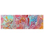 Marbling art Banner and Sign 9  x 3 