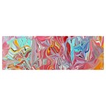 Marbling art Banner and Sign 12  x 4 