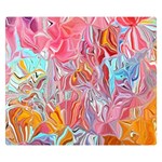 Marbling art Premium Plush Fleece Blanket (Small)