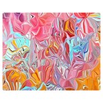 Marbling art Premium Plush Fleece Blanket (Medium)