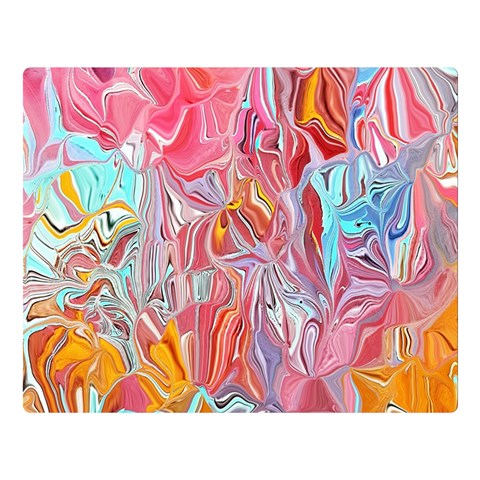 Marbling art Premium Plush Fleece Blanket (Large) from ArtsNow.com 80 x60  Blanket Front