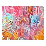 Marbling art Premium Plush Fleece Blanket (Large)