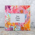 Marbling art White Box Photo Frame 4  x 6 