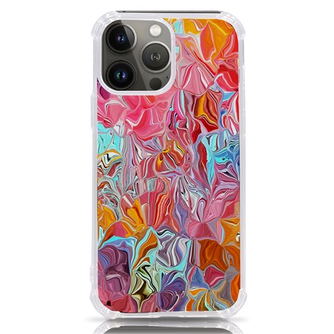 Marbling art iPhone 13 Pro Max TPU UV Print Case from ArtsNow.com Front