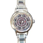 Pattern Nature Round Italian Charm Watch