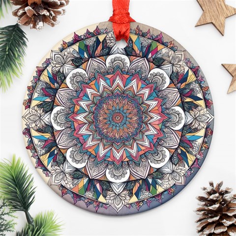 Pattern Nature Ornament (Round) from ArtsNow.com Front