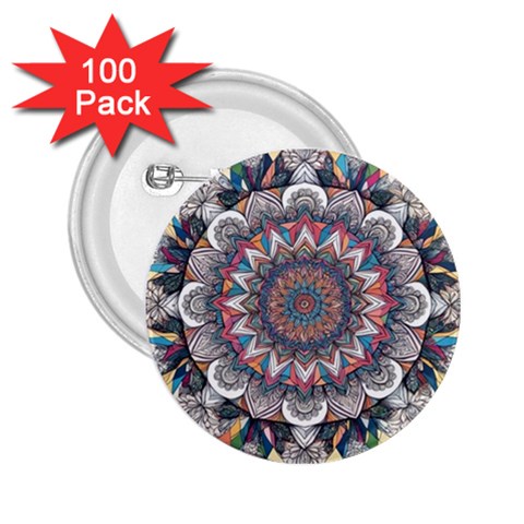 Pattern Nature 2.25  Buttons (100 pack)  from ArtsNow.com Front