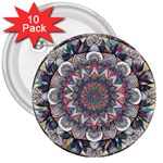 Pattern Nature 3  Buttons (10 pack) 