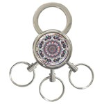 Pattern Nature 3-Ring Key Chain