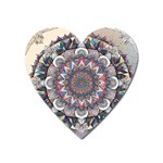 Pattern Nature Heart Magnet