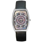 Pattern Nature Barrel Style Metal Watch