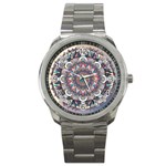 Pattern Nature Sport Metal Watch