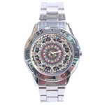 Pattern Nature Stainless Steel Analogue Watch