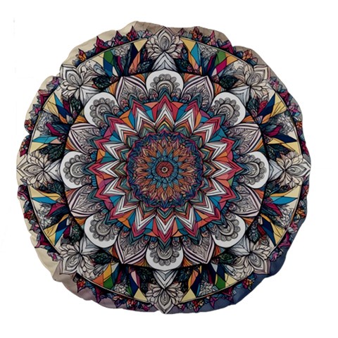 Pattern Nature Large 18  Premium Round Cushions from ArtsNow.com Front