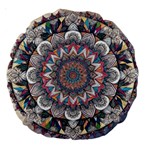 Pattern Nature Large 18  Premium Round Cushions