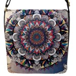 Pattern Nature Flap Closure Messenger Bag (S)