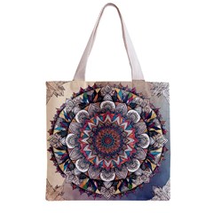 Pattern Nature Zipper Grocery Tote Bag from ArtsNow.com Back