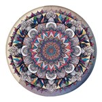 Pattern Nature Round Glass Fridge Magnet (4 pack)