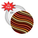 Waves Pattern Abstract Neutrals 2.25  Buttons (10 pack) 