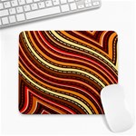 Waves Pattern Abstract Neutrals Large Mousepad