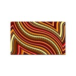 Waves Pattern Abstract Neutrals Sticker (Rectangular)