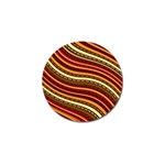 Waves Pattern Abstract Neutrals Golf Ball Marker