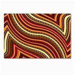 Waves Pattern Abstract Neutrals Postcards 5  x 7  (Pkg of 10)