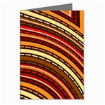 Waves Pattern Abstract Neutrals Greeting Cards (Pkg of 8)